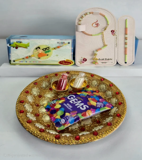 rakhi, raksha bandhan gift set,