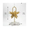 RiwaazAura Lotus Shape T-Light Candle Holder | Hanging T-Light Lantern for Decor for Pooja Room, Temple, Home Decor, Diwali, Wedding, Festive Celebrations | Handcrafted Metal Decorative for Gifting RiwaazAura Lotus Shape T-Light Candle Holder | Hanging T-Light Lantern for Decor for Pooja Room, Temple, Home Decor, Diwali, Wedding, Festive Celebrations | Handcrafted Metal Decorative for Gifting