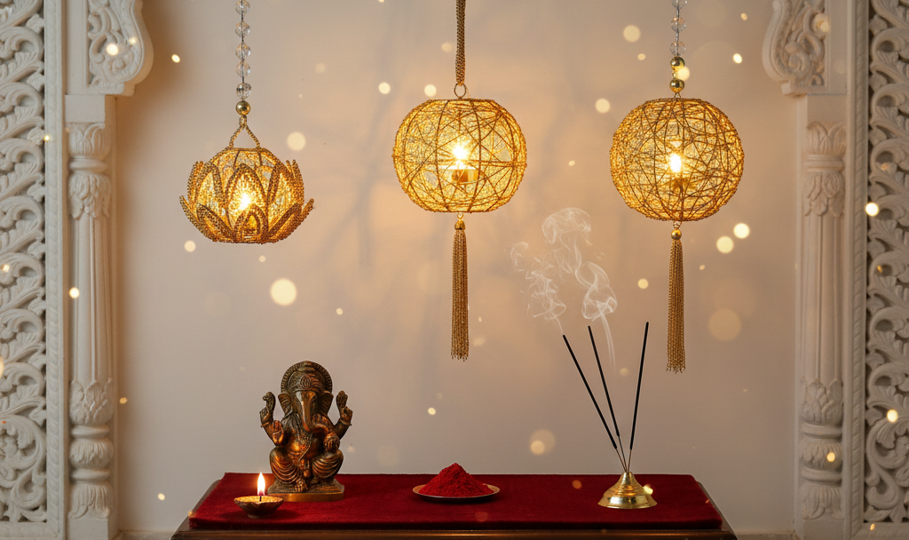 home decore hanging t-light holders