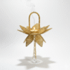 RiwaazAura Lotus Shape T-Light Candle Holder | Hanging T-Light Lantern for Decor for Pooja Room, Temple, Home Decor, Diwali, Wedding, Festive Celebrations | Handcrafted Metal Decorative for Gifting RiwaazAura Lotus Shape T-Light Candle Holder | Hanging T-Light Lantern for Decor for Pooja Room, Temple, Home Decor, Diwali, Wedding, Festive Celebrations | Handcrafted Metal Decorative for Gifting